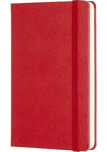 Defter Sert Kapak Cep Boy Düz Kırmızı Qp012R
