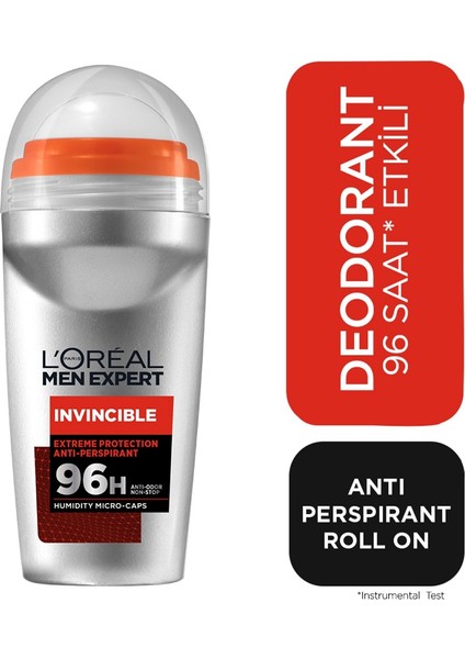 Loreal Paris Men Invincible Roll-On 50 Ml