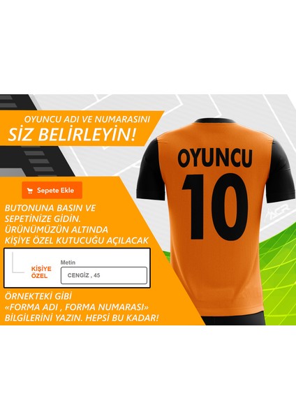 - Taç - Kişiye Özel Futbol Forması Takımı