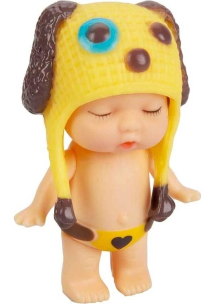 Boubou Yeni Doğan Şapkalı Bebek 8 cm