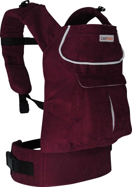 İlk-Ay Baby Solo Model  Ergonomik Kanguru - Bordo