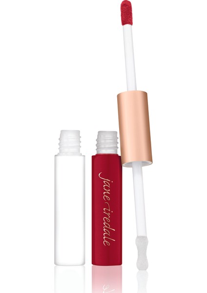 Jane İredale Lip Fixations Lip Stain/Gloss-Kalıcı Çift Taraflı Gloss Ruj #Passion 6 ml.