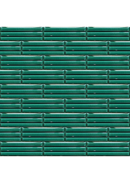 7x21 Cm Bambu Yeşil Çini Seramik