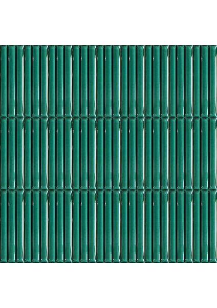 7x21 Cm Bambu Yeşil Çini Seramik