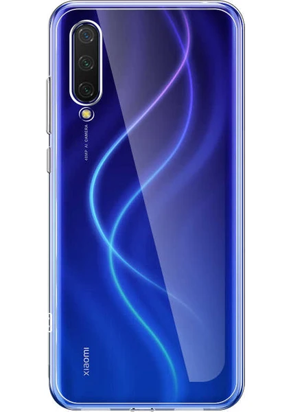 Case 4U Xiaomi Mi 9 Lite Kılıf A+ Şeffaf Lüx Süper Yumuşak 0.3mm Ince Slim Silikon