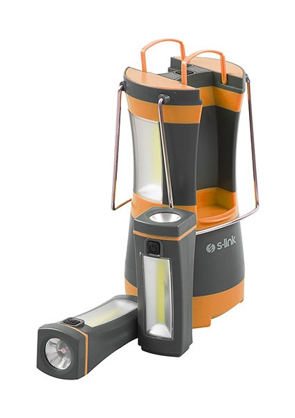 SL-8701 Turuncu 2*2w Ayrılabilir Fener LED
