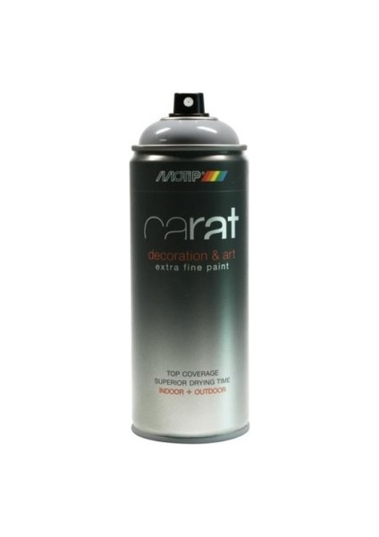 Carat RAL7035 Dekoratif Parlak Sprey Boya 400 ml Gri