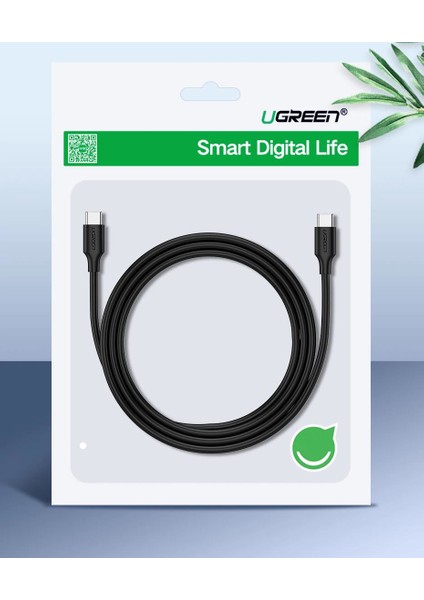 Type-C To Type-C 3A Hızlı Data ve Şarj Kablosu 0.5 m fırsatları