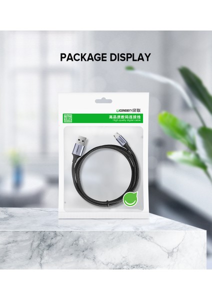 Örgülü Micro USB Data ve Şarj Kablosu Siyah 50 CM indirimleri