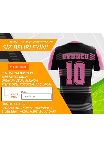 - Defter - Kişiye Özel Futbol Forması Takımı