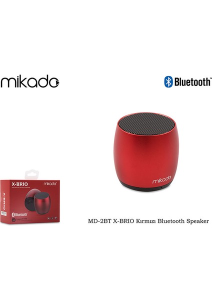 Md-2bt X-Brıo Kırmızı Bluetooth Speaker