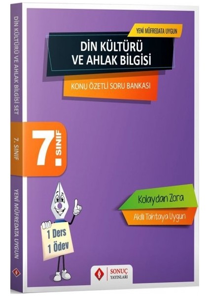 7.Sınıf Din Kültürü ve Ahlak Bilgisi Konu Özetli Soru Bankası
