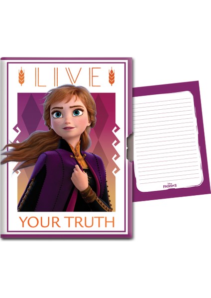 Frozen II Slim Kilitli Hatıra Defteri