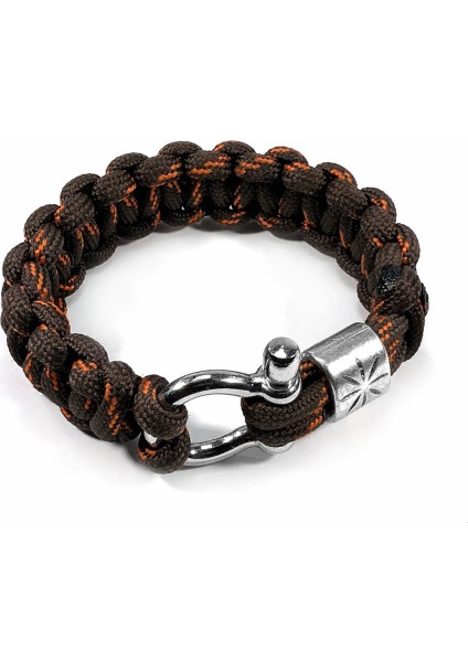 Çelik Kilitli Paracord Erkek Bileklik