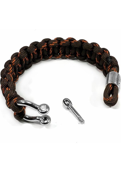 Çelik Kilitli Paracord Erkek Bileklik