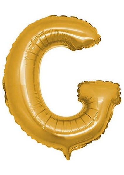 G Harf Folyo Balon 100 cm Helyum Balonu
