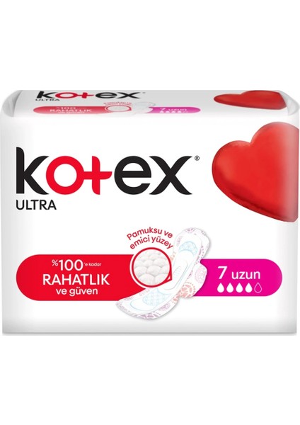 Uzun Hijyenik Ped 24 x 7 - 1 Koli