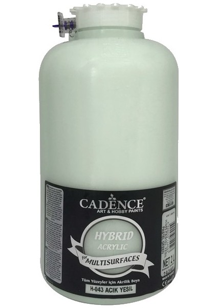 Hibrit Multisurface Boya 2 Litre H043 Açık Yeşil