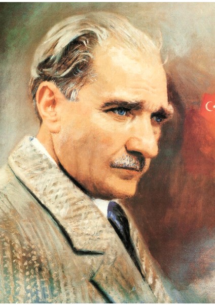 Yağlı Boya Atatürk Portresi Kanvas Tablo