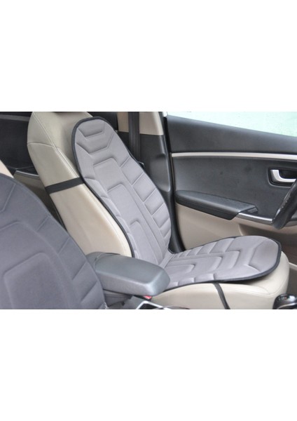 Oto Koltuk Isıtıcı Isıtma Minderi 12V Çakmak Girişli Gri