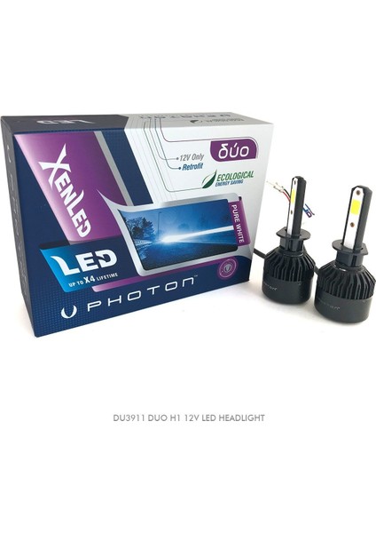 Duo Led Xenon Far Ampulu H1 / H3 / H4 / H7 / H10 / H11/ H27 / 9005 / 9006