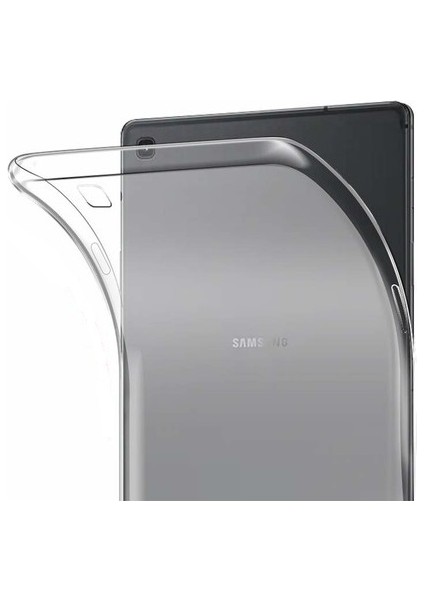 Samsung Galaxy Tab A 8 T290 Kılıf Darbe Emici Silikon Kılıf Şeffaf + Nano Ekran Koruyucu