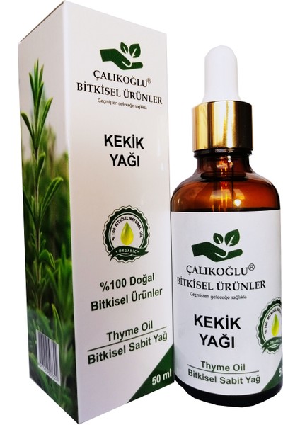 Çalıkoğlu Bitkisel Ürünler Organik Kekik Yağı 50 ml