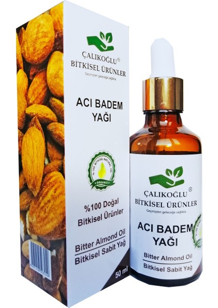 Soğuk Sıkım Acı Badem Yağı 50 ml