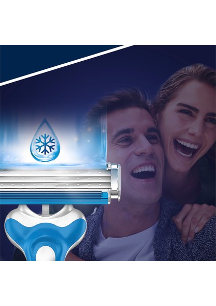 Blue3 Ice 18'li Kullan At Tıraş Bıçağı