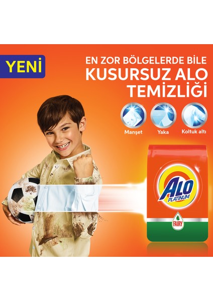 Platinum Toz Çamaşır Deterjanı Fairy Etkili 5 kg+Renkliler İçin 5 kg fırsatları