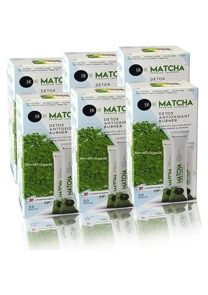 Matcha Premium Matcha Çayi Japon Çayi 6 Adet Matcha