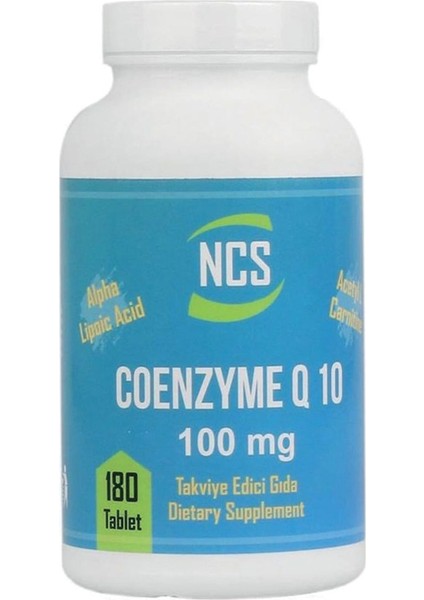 Coenzyme Q-10 100 Mg 180 Tablet