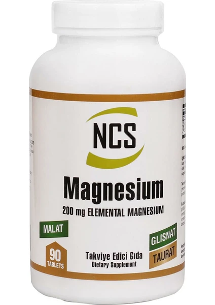 Magnesium 200 Mg Malat Taurat Glisinat 90 Tablet