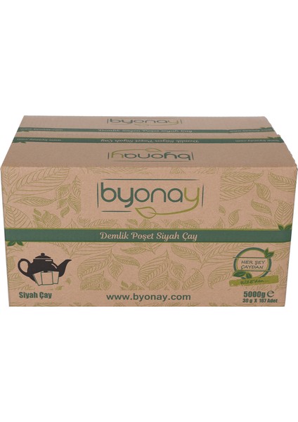 Demlik Poşet Siyah Çay 5000 gr (30 gr X167ADET)