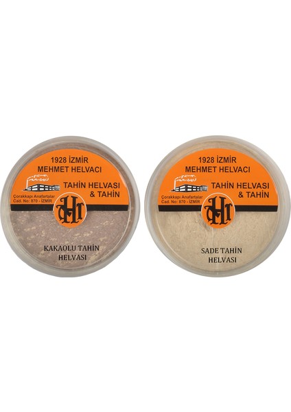 Tahin Helvası, 2'li Paket, 900 gr 1928 Mehmet Helvacı Kakaolu Tahin Helvası & 900 gr 1928 Mehmet Helvacı Sade Tahin Helvası
