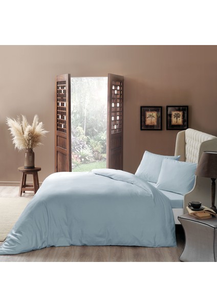 Everyday Saten Nevresim Takımı Çift Kişilik Mint