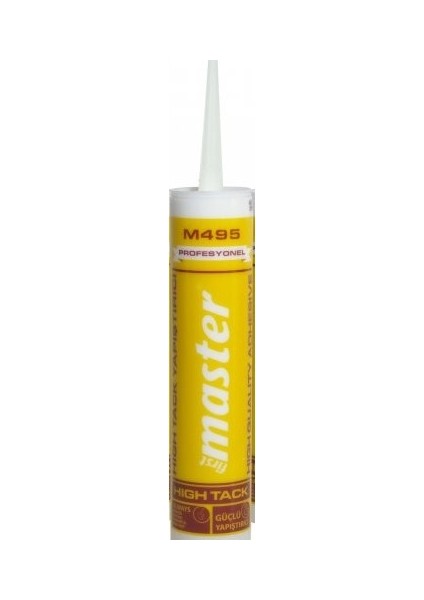 M495 Profesyonel High Tack Yapıştırıcı Korniş Yapıştırıcı 290 ml 495 g