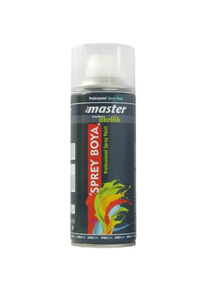 Akrilik Sprey Boya Mat Siyah 400 ml