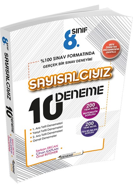 Denemebank Pissa 8. Sınıf LGS Sayısalcıyız 10 Deneme