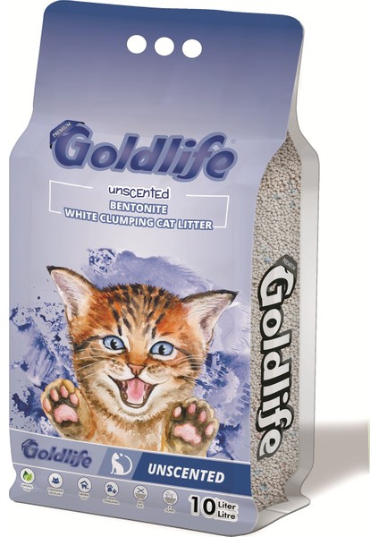 Gold Life Premium Kokusuz Kedi Kumu 10 l