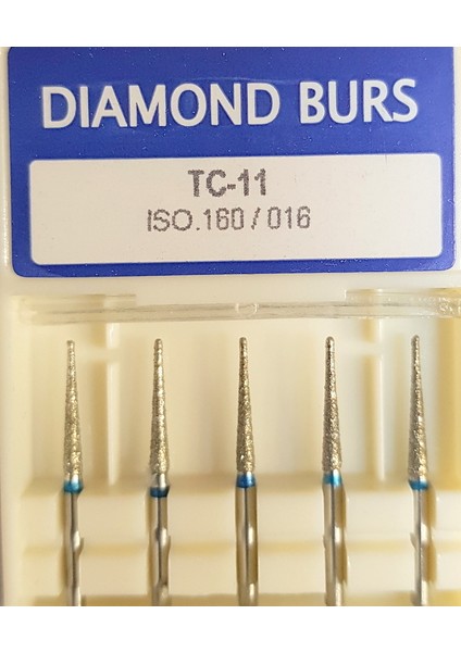 Diamond Burs Arka Kalınlık 1,6 mm TC 10