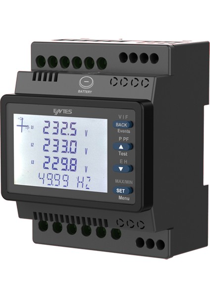 Mpr-2 Serisi Şebeke Analizörü Mpr-25S-22-D