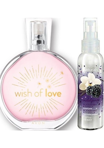 Wish Of Love 50 ml Kadın Edt+Avon Naturals 100 ml V.spreyi