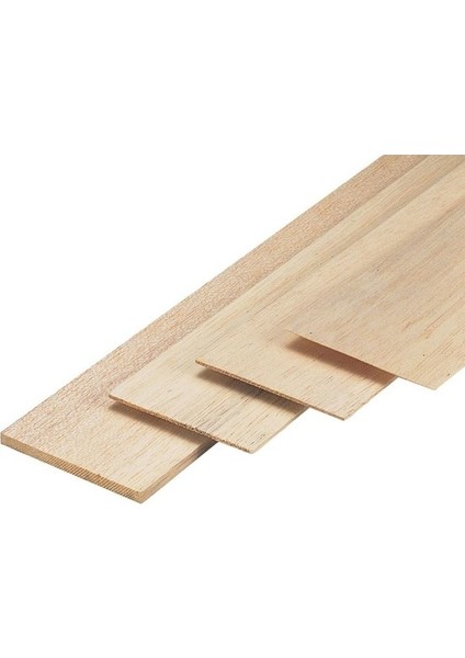 Balsa Levha 100 cm 5 mm 2'li