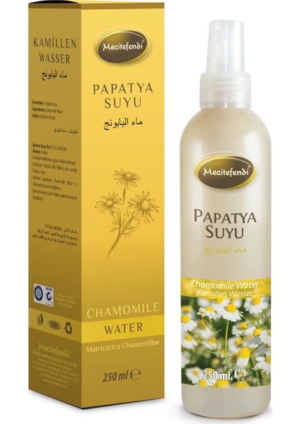 Papatya Suyu 250 ml (Saç - Cilt - Gıda)