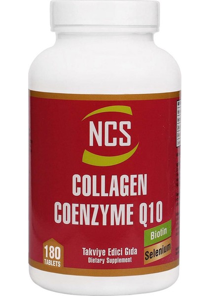 Hidrolize Collagen Coenzyme Q10 Biotin Zinc Selenium 180 Tablet