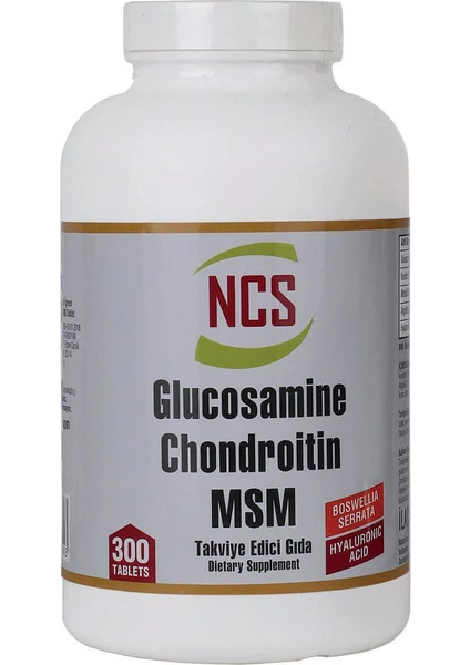 Glucosamine Chondroitin Msm Hyaluronic Acid Bosvella 300 Tablet