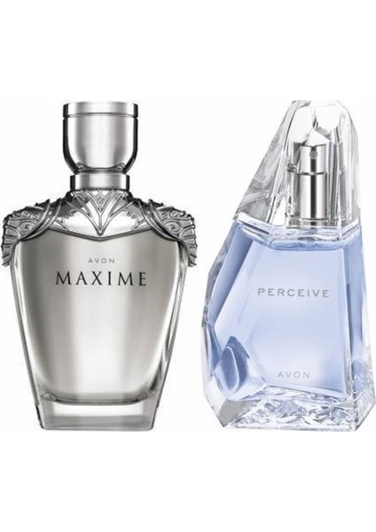 Maxime Erkek Edt+Avon Perceive 50 ml Kadın Edp