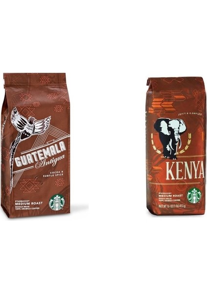 Guatemala - Kenya 2 Li Çekirdek Filtre Kahve Paketi 250X2 500GR Çok Al Az Öde
