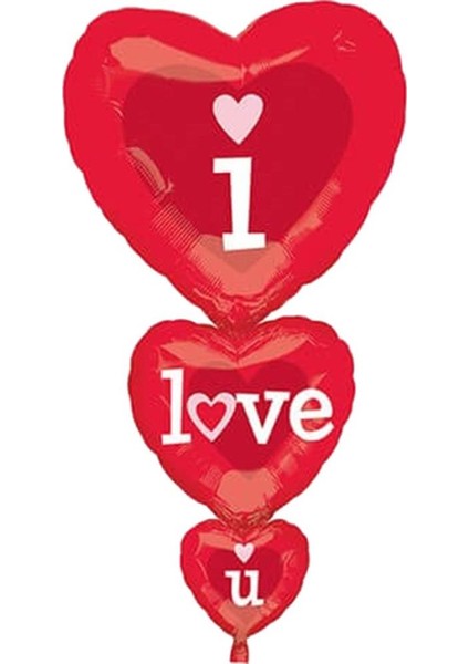 PartiPan I Love You Folyo Balon